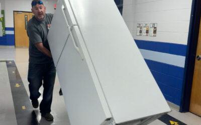 Refrigerator donated to Grand Oaks Elementary School PTO